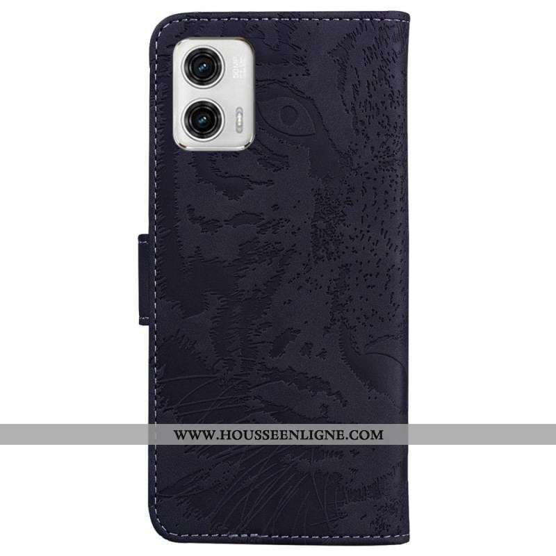 Housse Moto G73 5G Empreinte Tigre