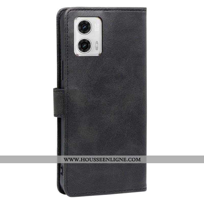 Housse Moto G73 5G Fermoir Oblique