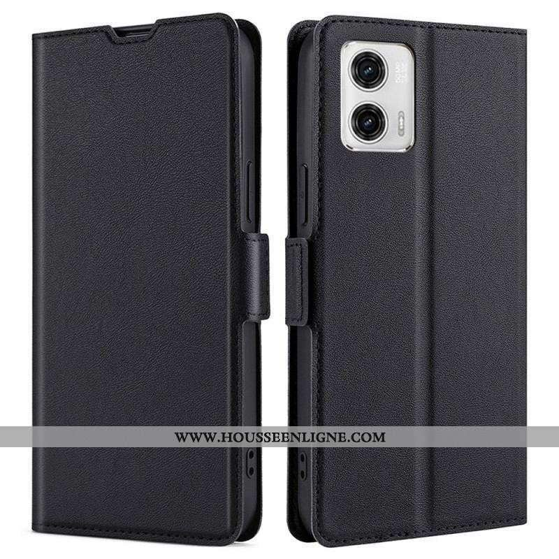 Housse Moto G73 5G Finesse Double Fermoir