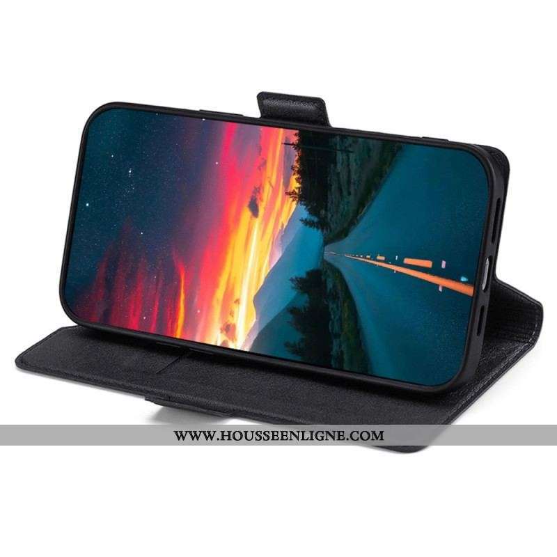 Housse Moto G73 5G Finesse Double Fermoir