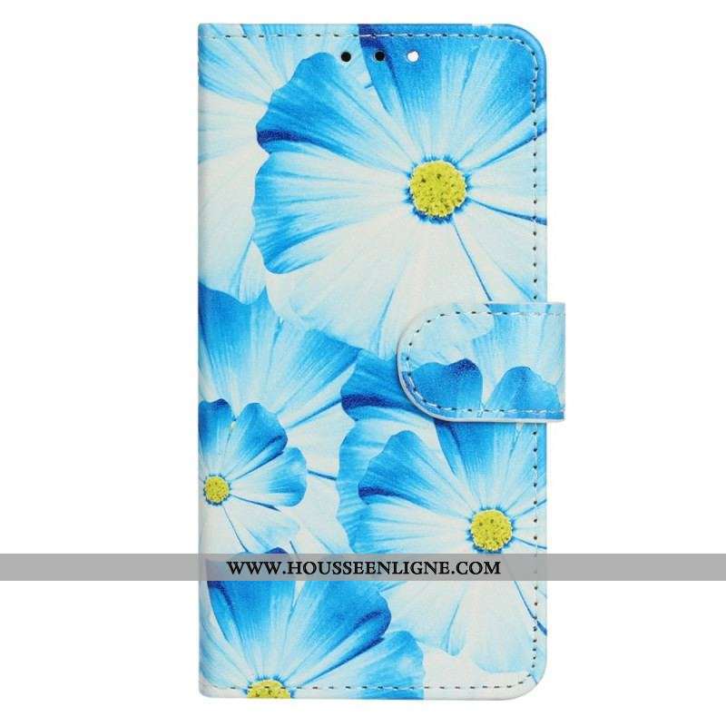Housse Moto G73 5G Fleurs Intenses