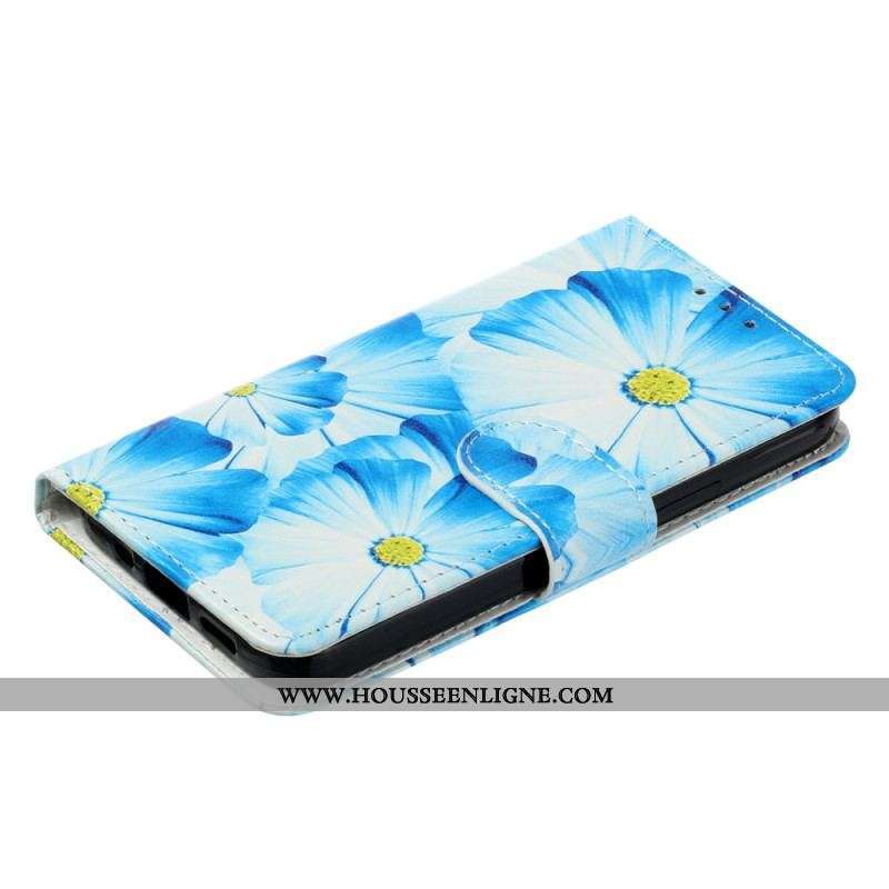 Housse Moto G73 5G Fleurs Intenses