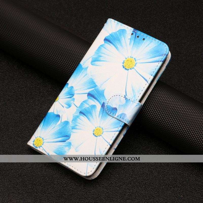 Housse Moto G73 5G Fleurs Intenses