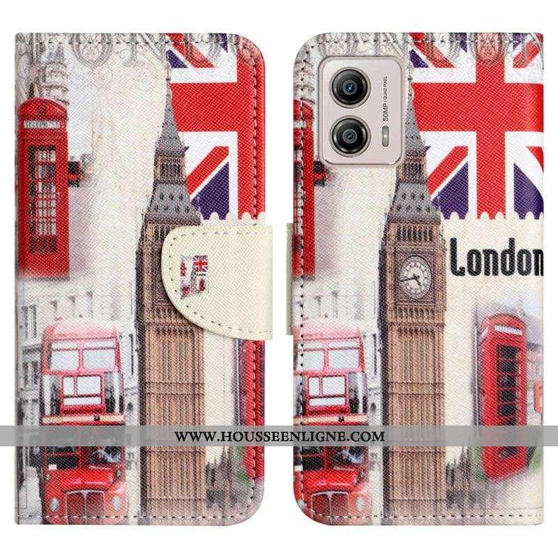 Housse Moto G73 5G London Life
