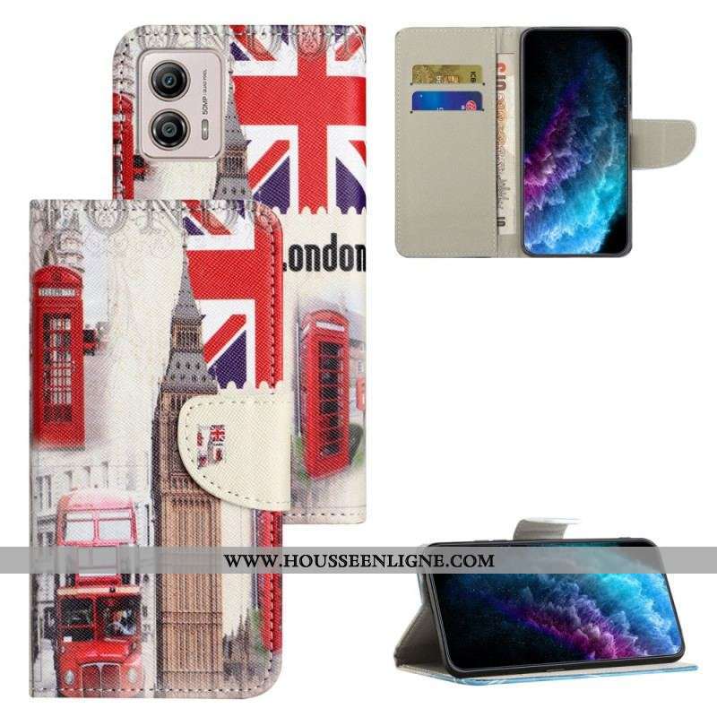 Housse Moto G73 5G London Life