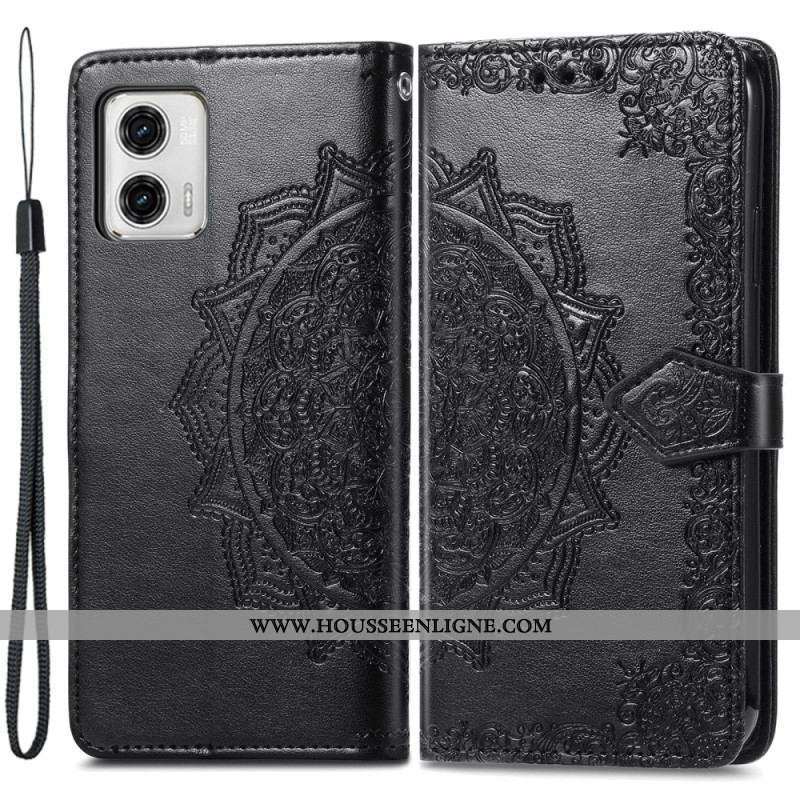 Housse Moto G73 5G Mandala