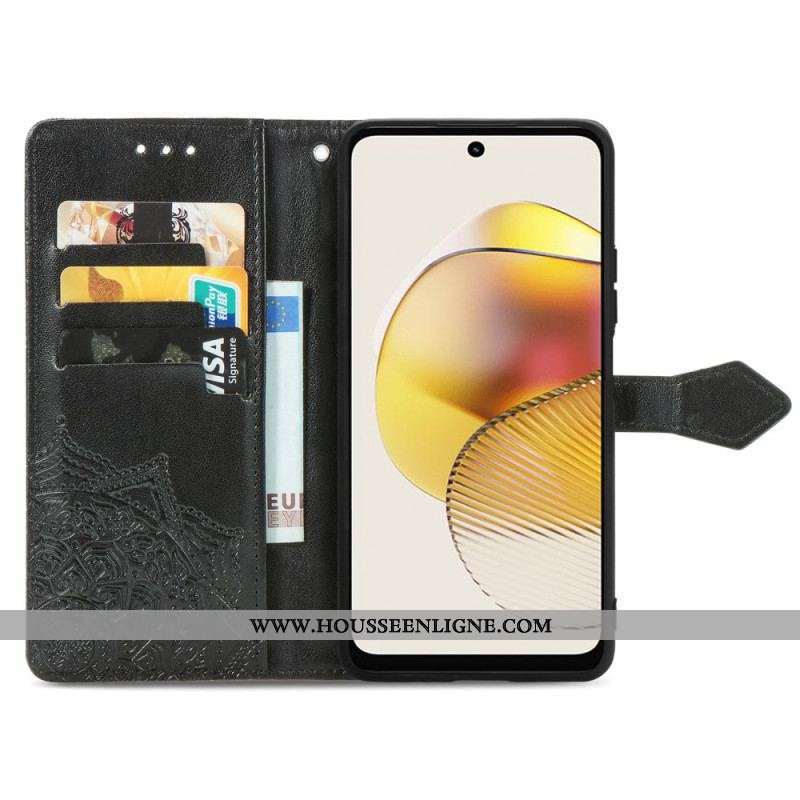 Housse Moto G73 5G Mandala
