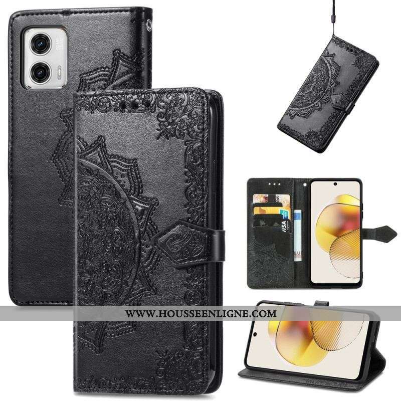 Housse Moto G73 5G Mandala