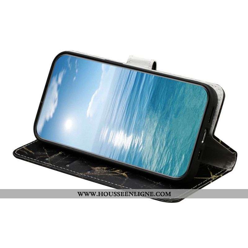 Housse Moto G73 5G Marbre