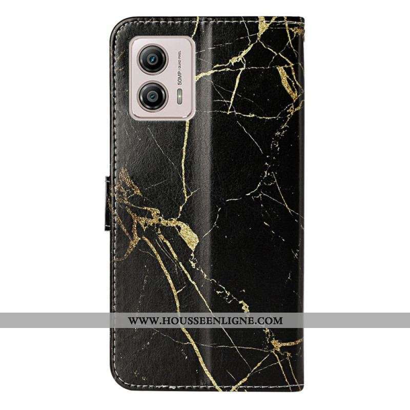 Housse Moto G73 5G Marbre