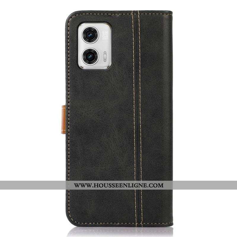 Housse Moto G73 5G Sangle