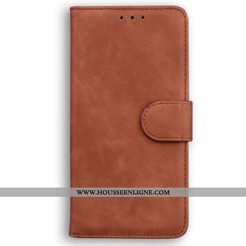 Housse Moto G73 5G Unie Coutures Apparentes
