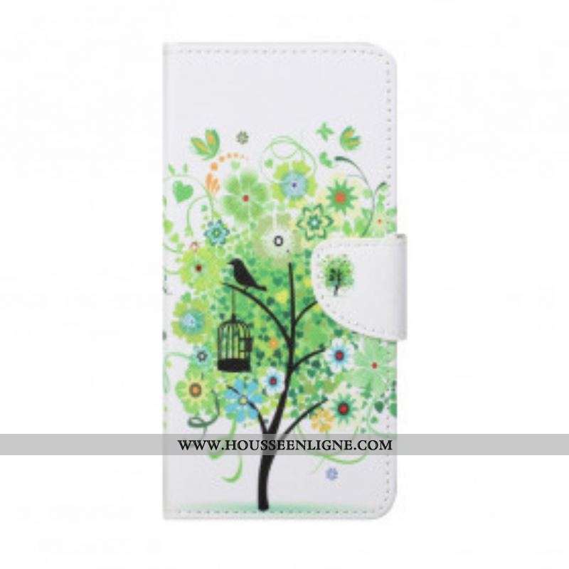 Housse Motorola Edge 20 Arbre Vert