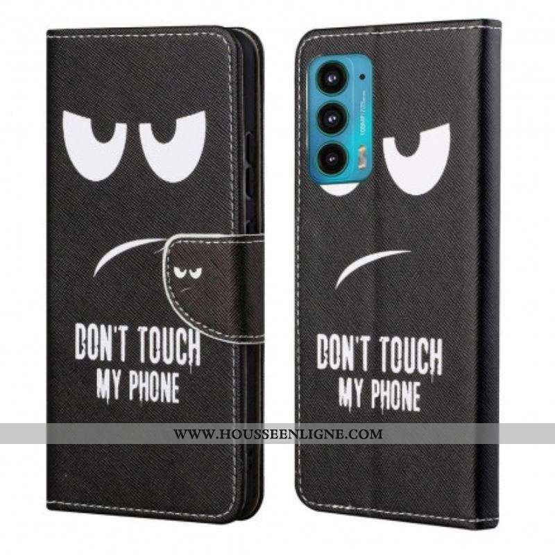 Housse Motorola Edge 20 Don't Touch My Phone