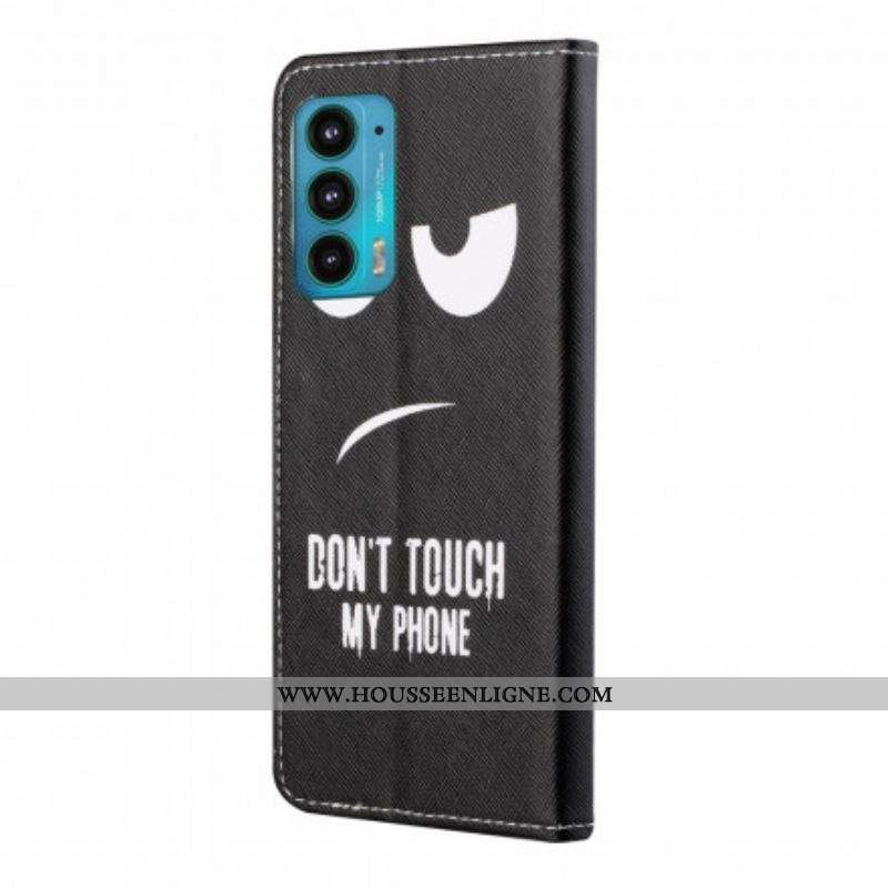 Housse Motorola Edge 20 Don't Touch My Phone