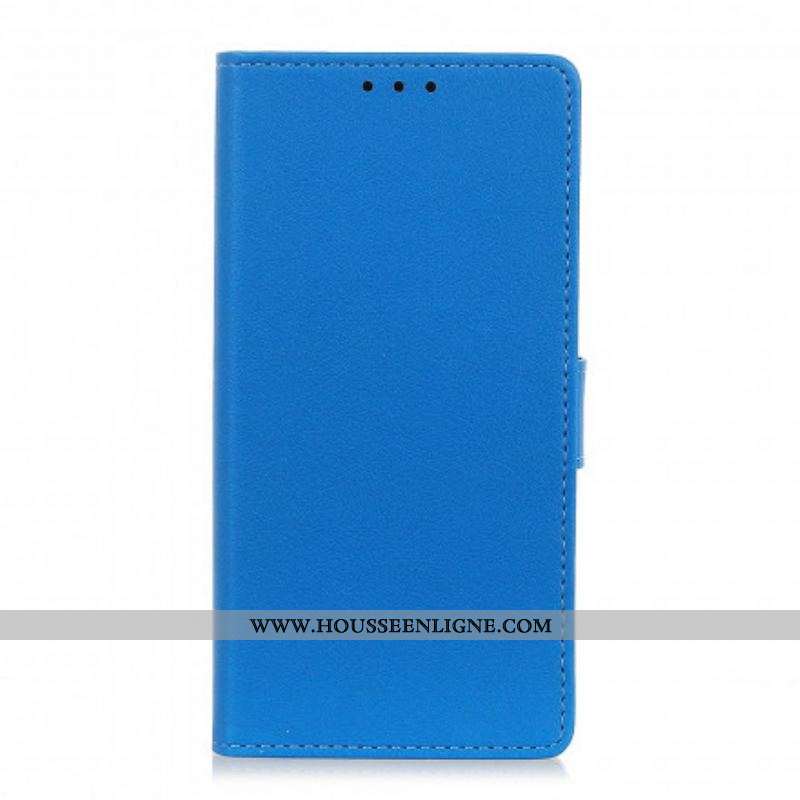 Housse Motorola Edge 20 Effet Cuir Classique