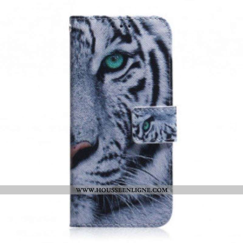Housse Motorola Edge 20 Face de Tigre