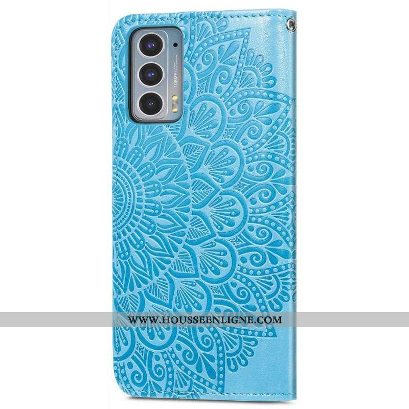 Housse Motorola Edge 20 Feuilles Tribales