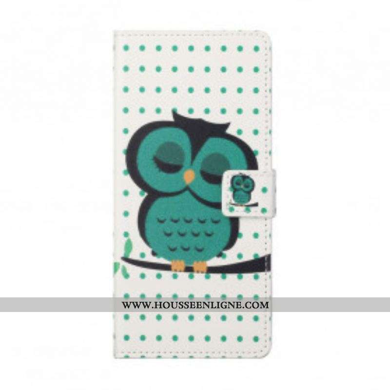 Housse Motorola Edge 20 Hibou Endormi