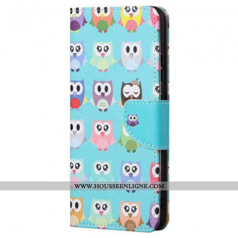 Housse Motorola Edge 20 Hiboux