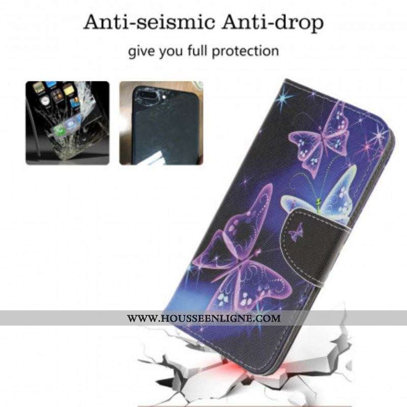 Housse Motorola Edge 20 Lite Butterflies