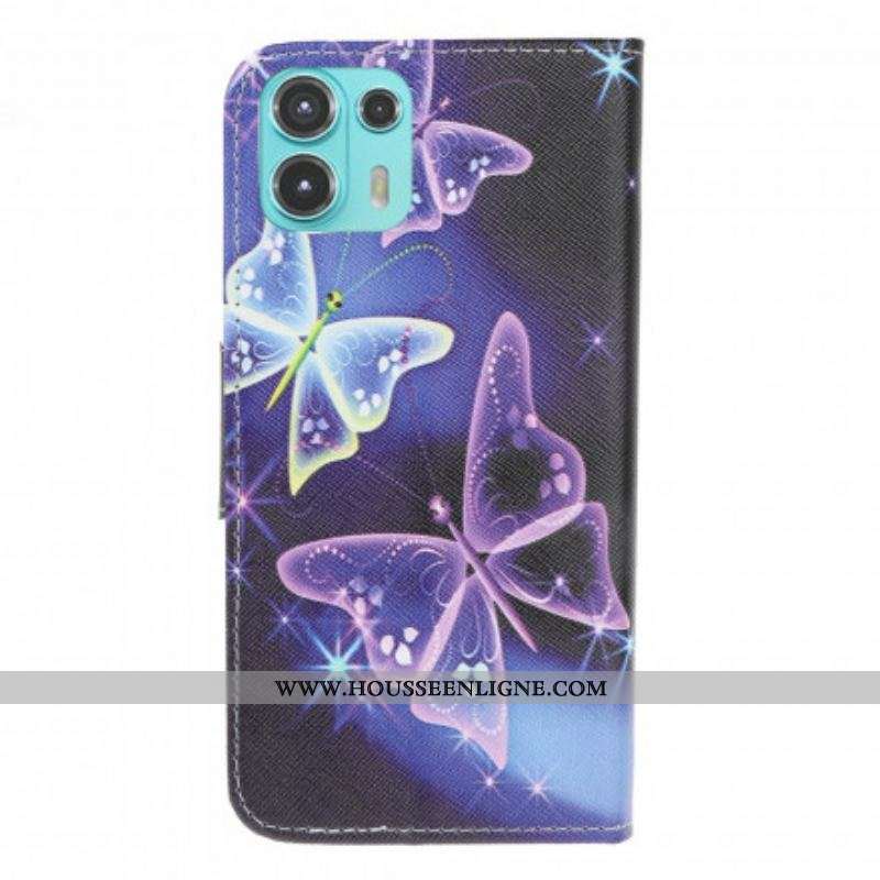 Housse Motorola Edge 20 Lite Butterflies