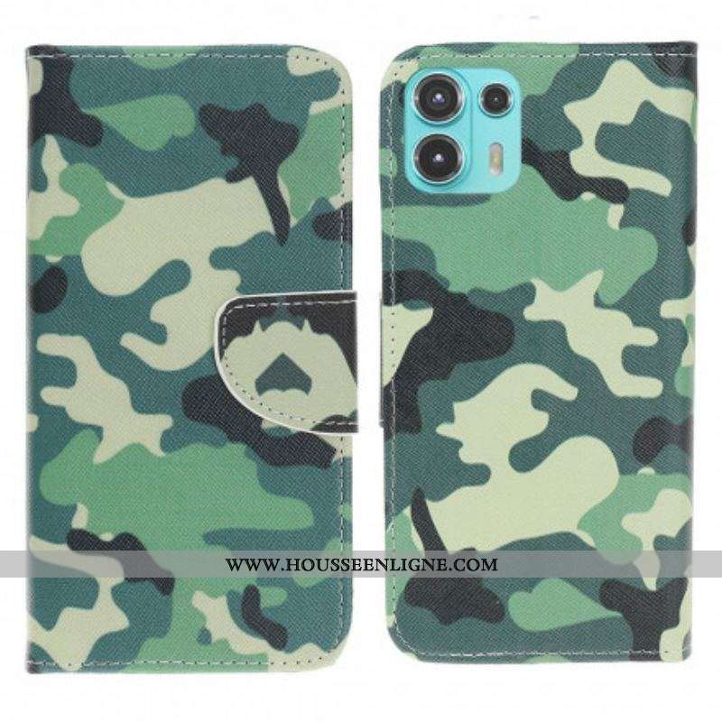 Housse Motorola Edge 20 Lite Camouflage Militaire