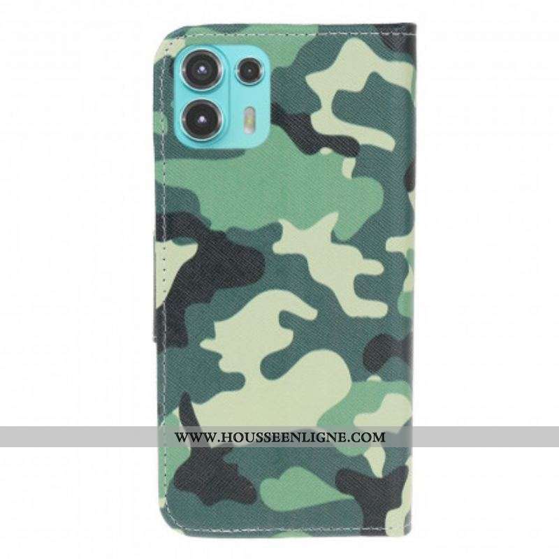 Housse Motorola Edge 20 Lite Camouflage Militaire