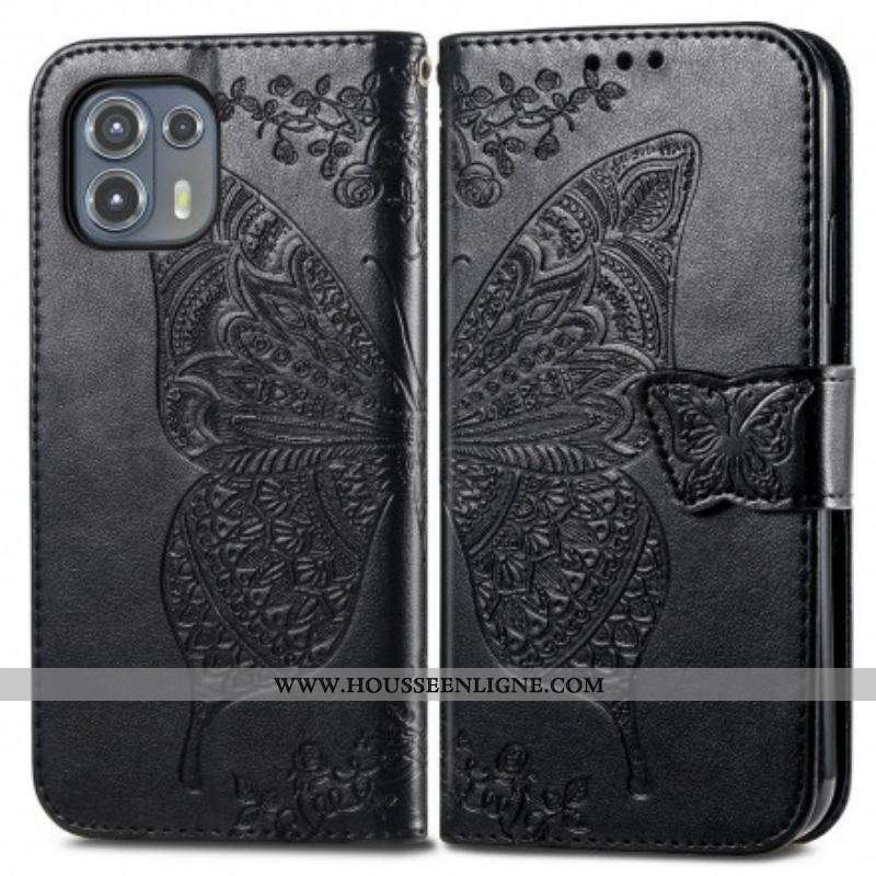Housse Motorola Edge 20 Lite Demi Papillons