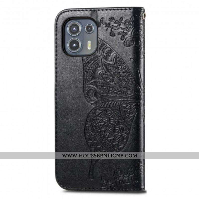 Housse Motorola Edge 20 Lite Demi Papillons
