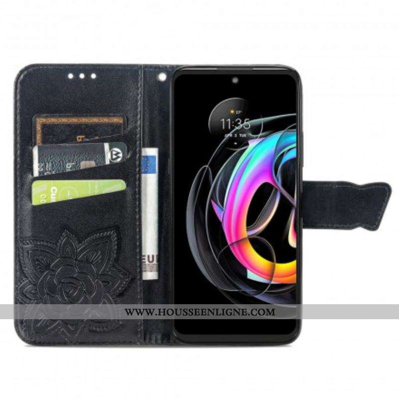 Housse Motorola Edge 20 Lite Demi Papillons