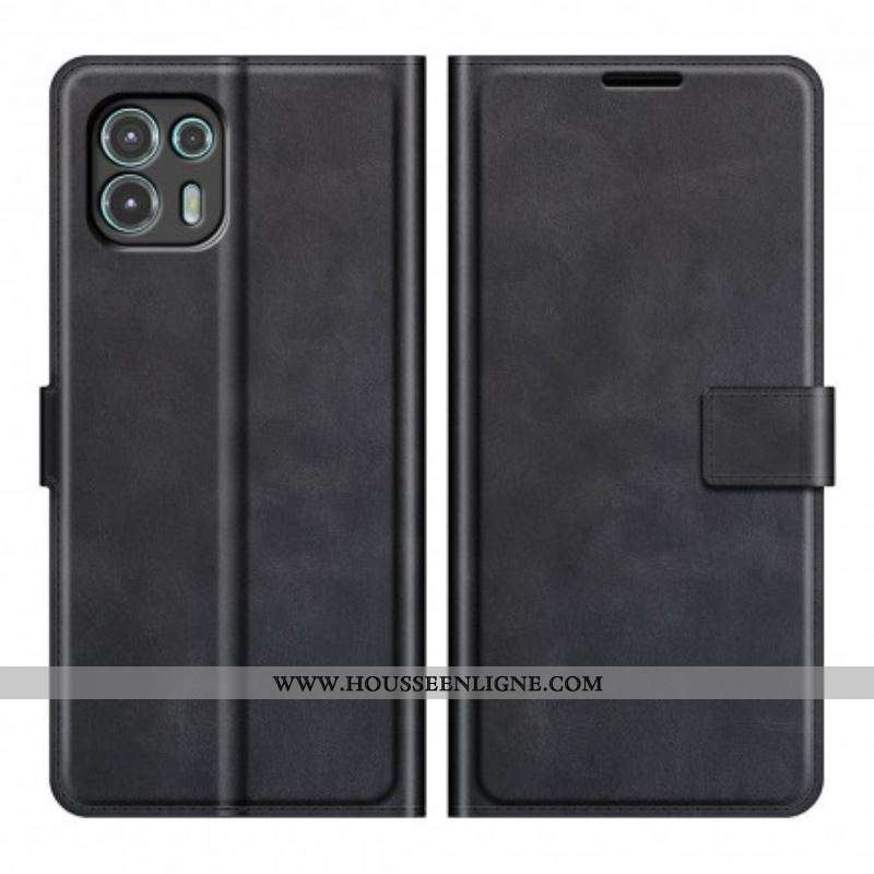 Housse Motorola Edge 20 Lite Effet Cuir Slim Extrême