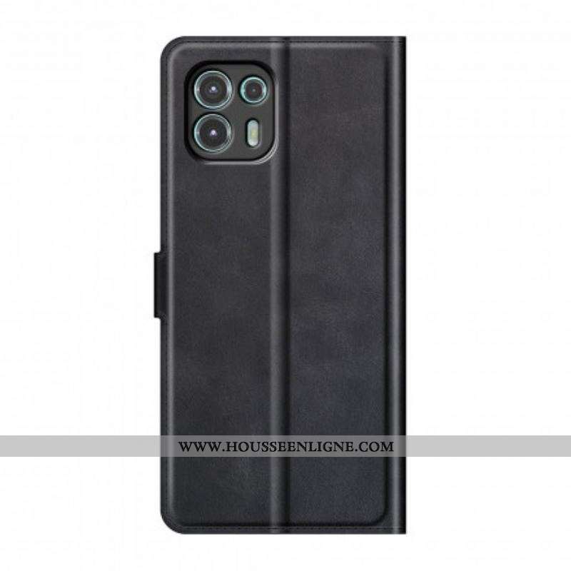 Housse Motorola Edge 20 Lite Effet Cuir Slim Extrême