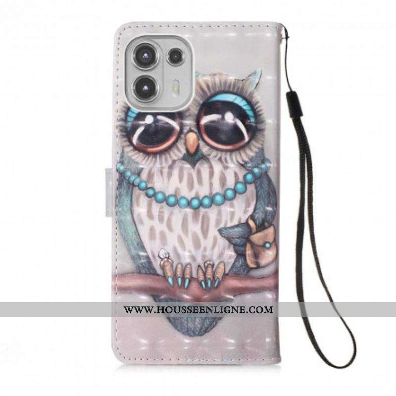 Housse Motorola Edge 20 Lite Miss Hibou