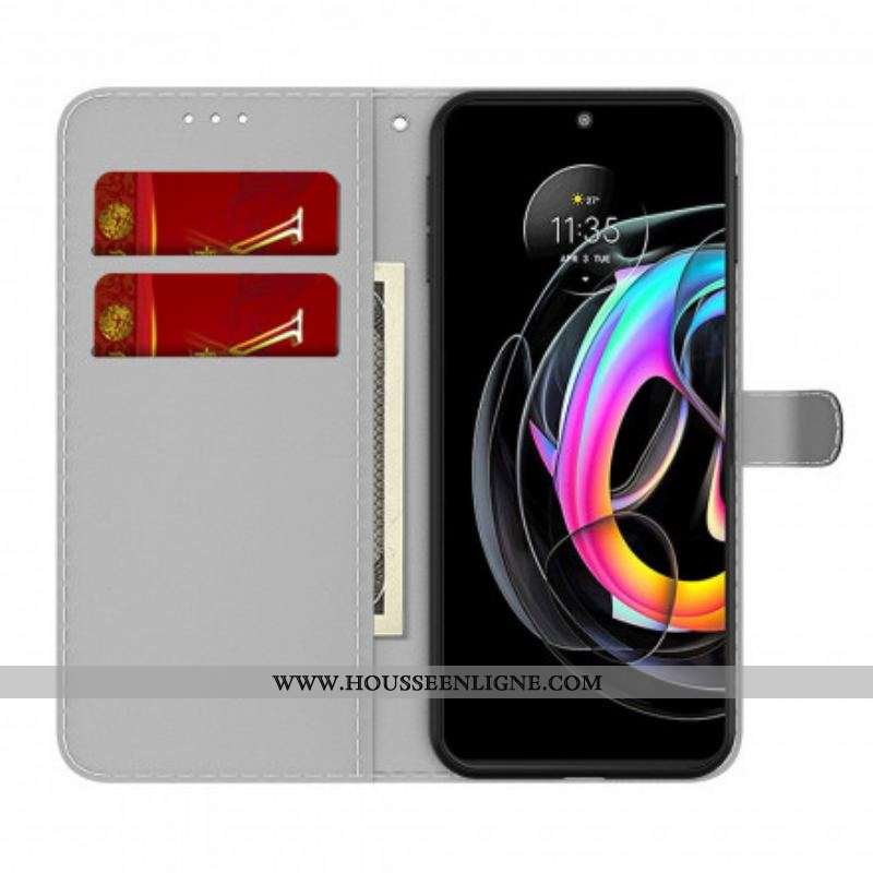 Housse Motorola Edge 20 Lite Motif Abstrait