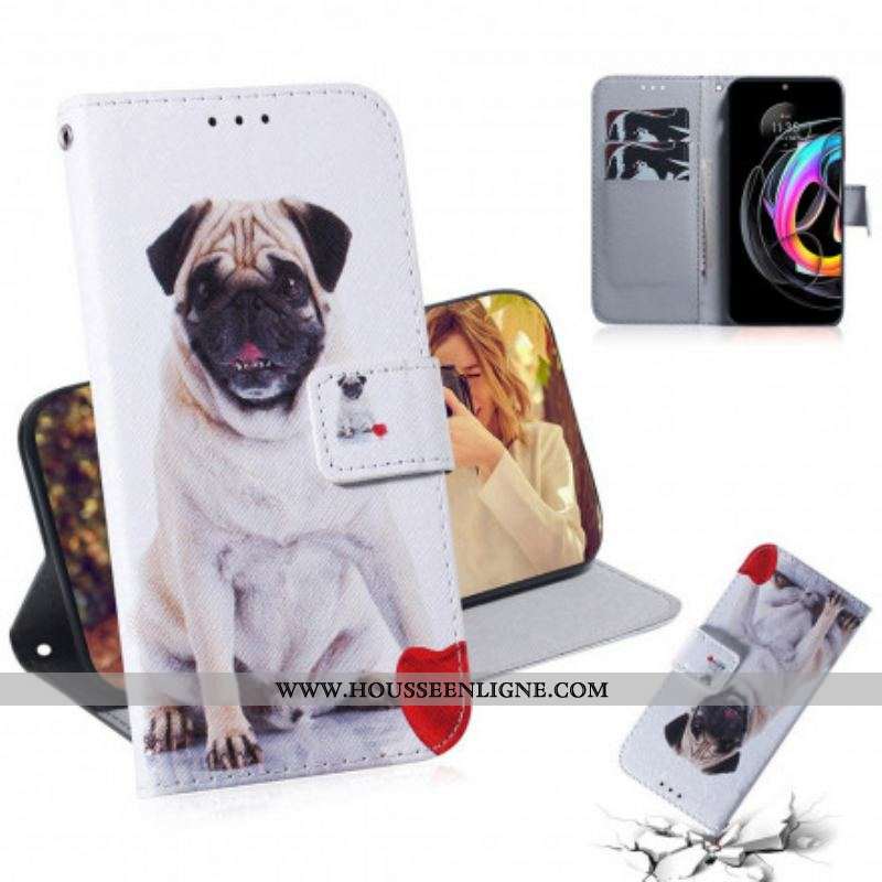 Housse Motorola Edge 20 Lite Pug Dog