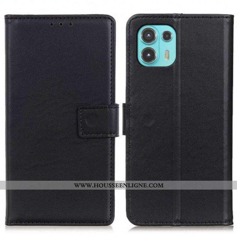 Housse Motorola Edge 20 Lite Simili Cuir Simple