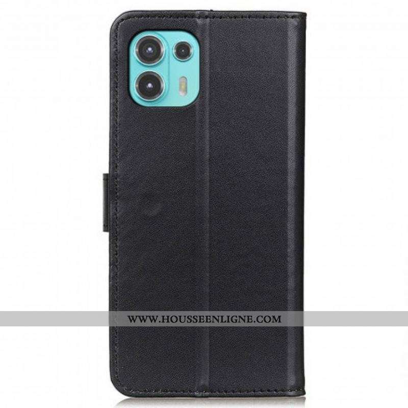 Housse Motorola Edge 20 Lite Simili Cuir Simple