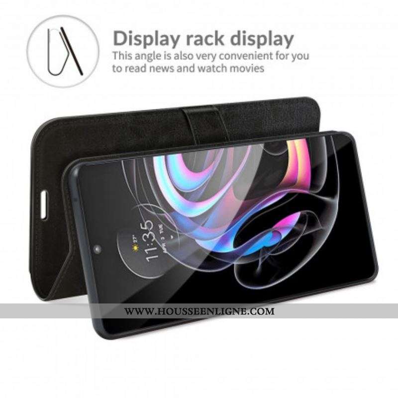 Housse Motorola Edge 20 Lite Simili Cuir Ultra