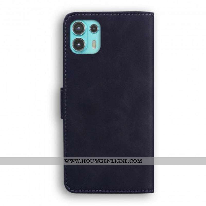 Housse Motorola Edge 20 Lite Style Cuir Vintage Couture