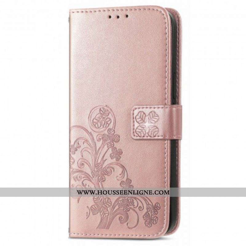 Housse Motorola Edge 20 Lite Trèfle Quatre Feuilles