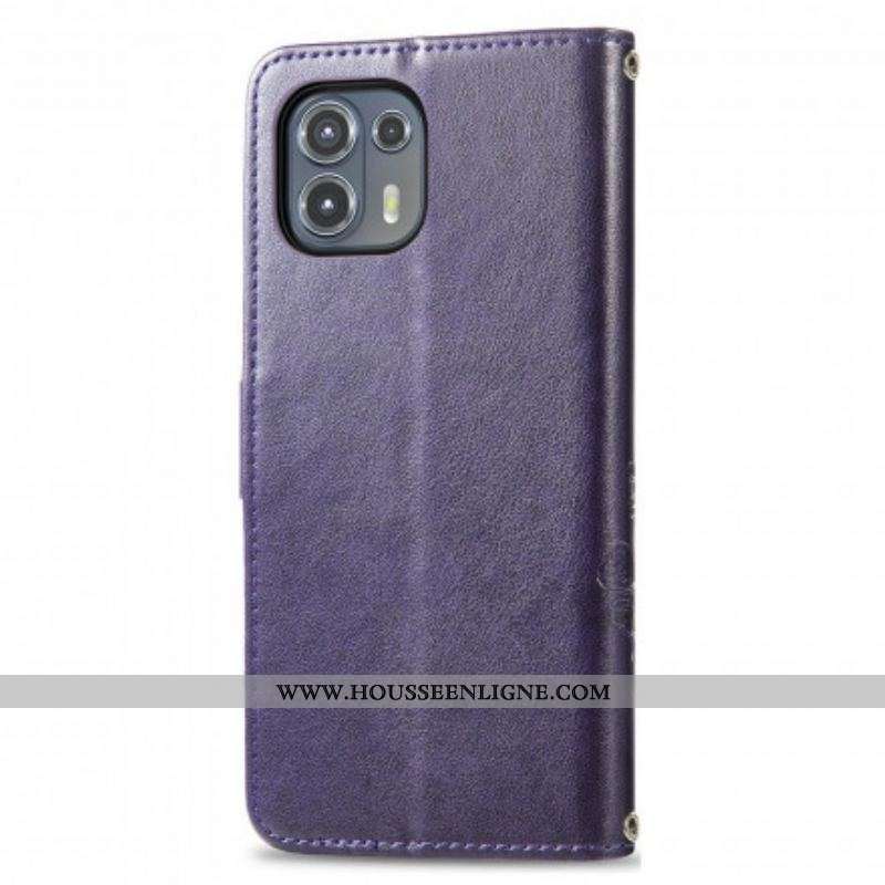 Housse Motorola Edge 20 Lite Trèfle Quatre Feuilles