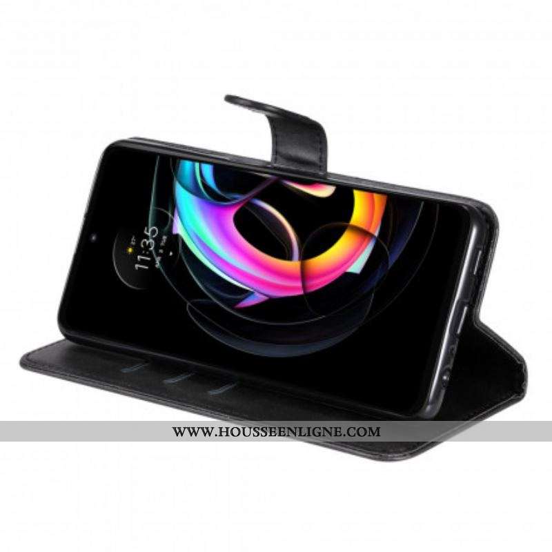 Housse Motorola Edge 20 Lite Vintage Porte-Monnaie