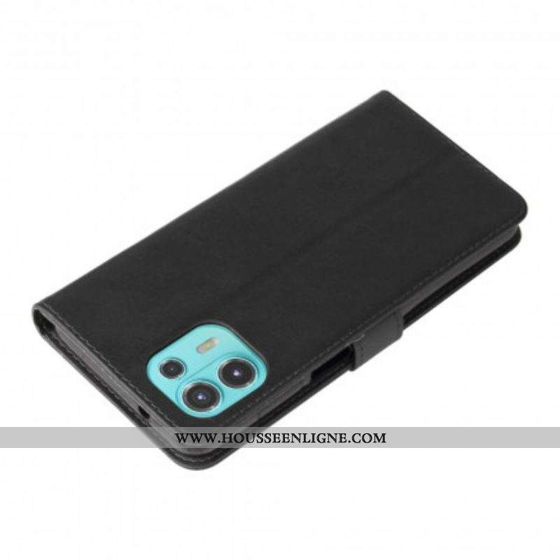 Housse Motorola Edge 20 Lite Vintage Porte-Monnaie
