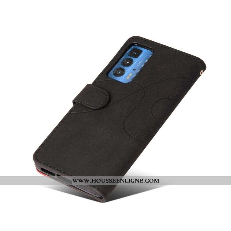 Housse Motorola Edge 20 Pro Bicolore