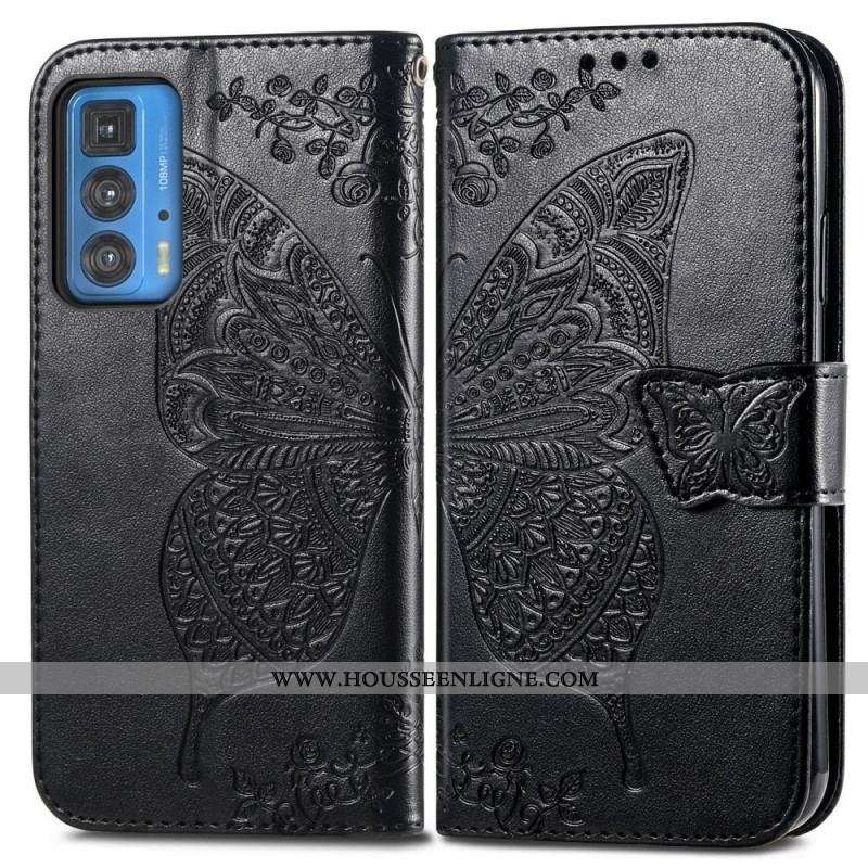 Housse Motorola Edge 20 Pro Demi Papillons