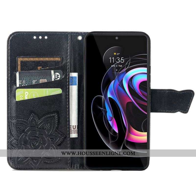 Housse Motorola Edge 20 Pro Demi Papillons