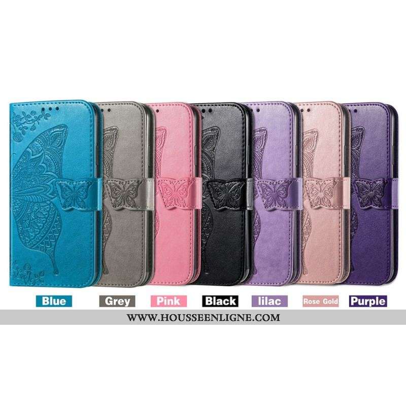 Housse Motorola Edge 20 Pro Demi Papillons