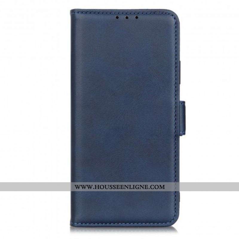 Housse Motorola Edge 20 Pro Double Fermoir