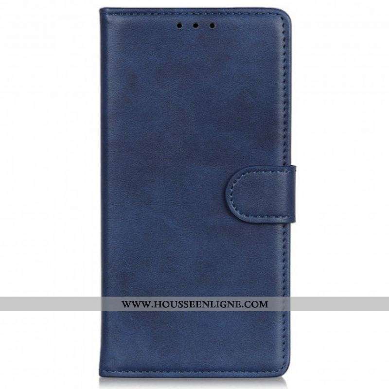 Housse Motorola Edge 20 Pro Effet Cuir Mat